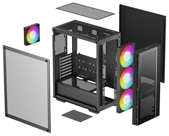 Корпус Deepcool MATREXX 55 V4 черный купить,39990