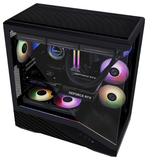 Корпус LIAN LI Vector V100 Black (без вентиляторов), G99.V100X.00 черный купить,NaN