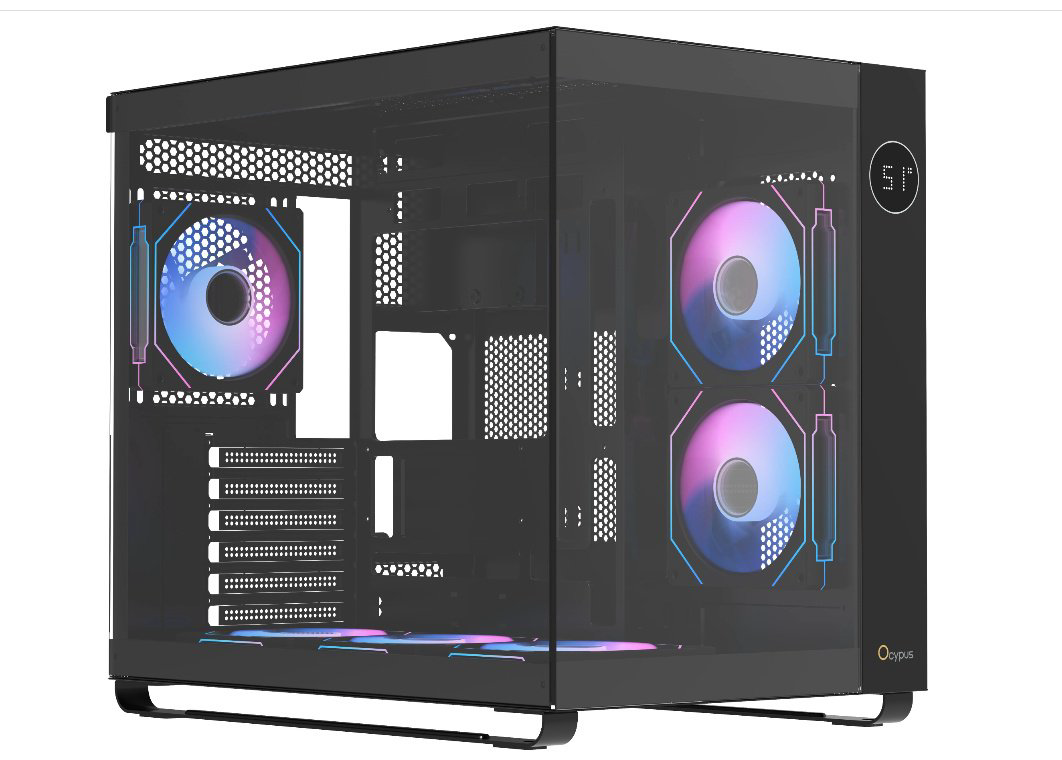 Корпус Ocypus Iota C70 ARGB Iota-C70-BKD600XX-GL черный купить,62596
