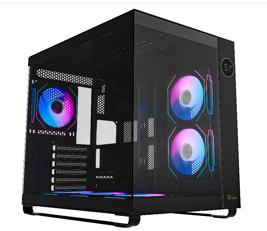 Корпус Ocypus Iota C70 ARGB Iota-C70-BKD600XX-GL черный купить,62596