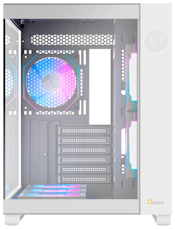Корпус Ocypus Iota-C70-WHD600XX-GL белый купить,NaN