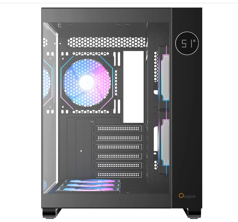 Корпус Ocypus Iota C70 ARGB Iota-C70-BKD600XX-GL черный купить,62596