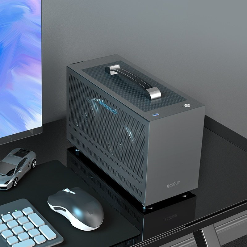 Корпус PCcooler I100 PRO MESH GY серый купить,NaN
