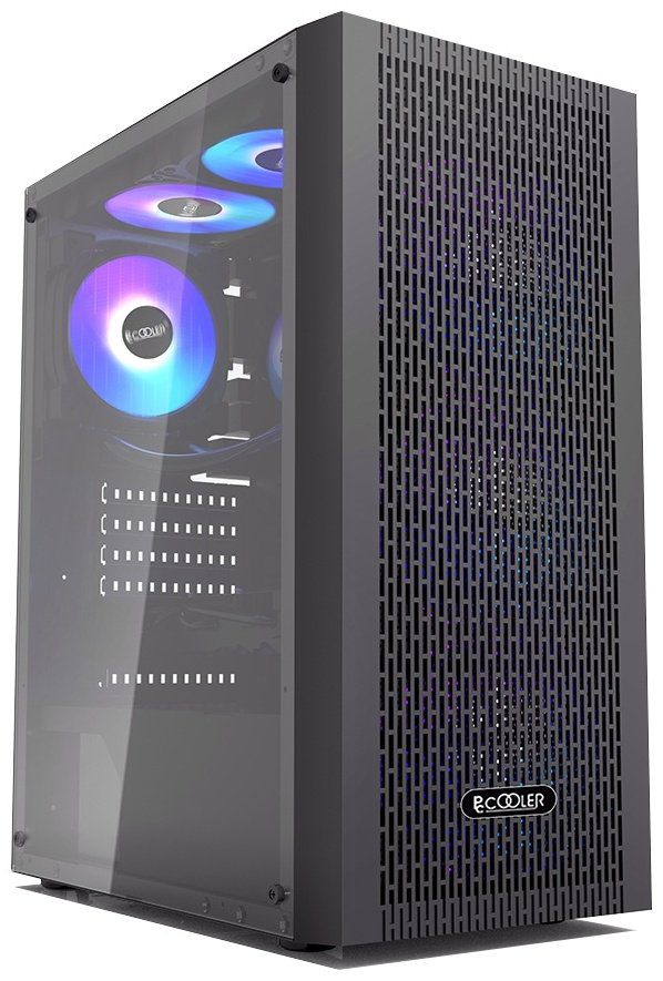 Корпус PCcooler MA100 MESH BK черный купить,NaN