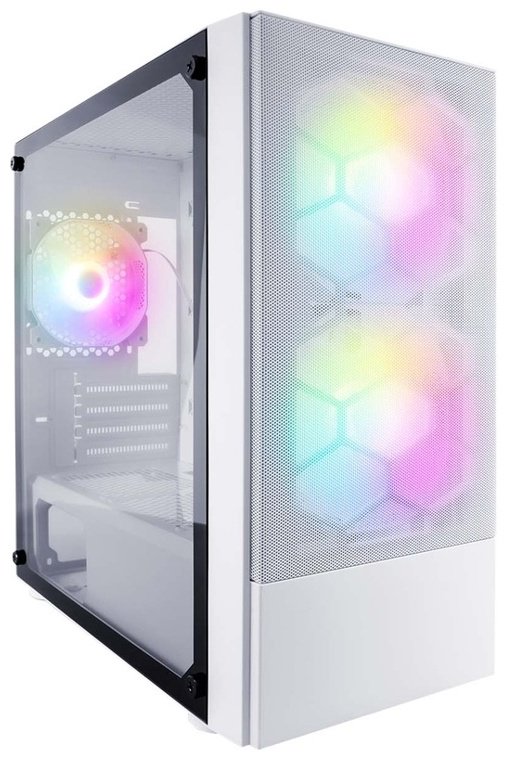 Корпус 1STPLAYER X4-M-WH-2F7-14-W-1F7-W белый купить,NaN