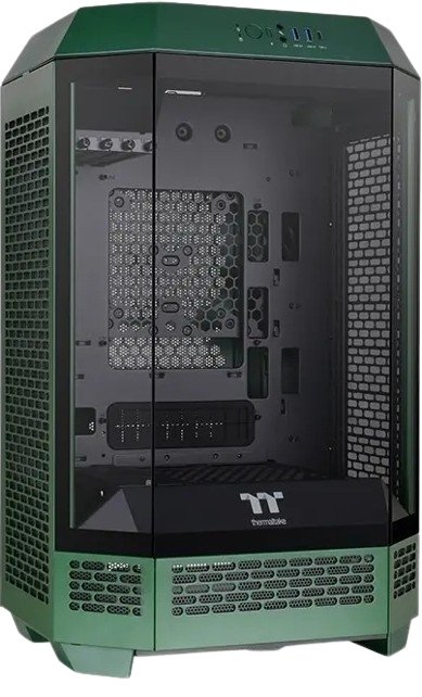 Корпус Thermaltake The Tower 300 CA-1Y4-00SCWN-00 зеленый купить,NaN