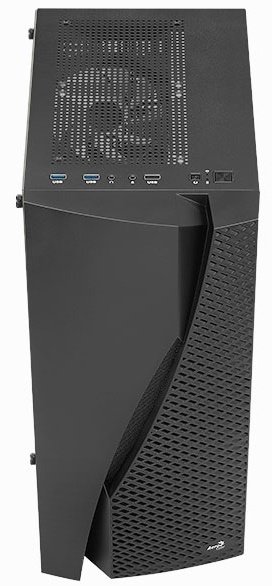 Корпус AeroCool Wave-G-BK-v2 черный