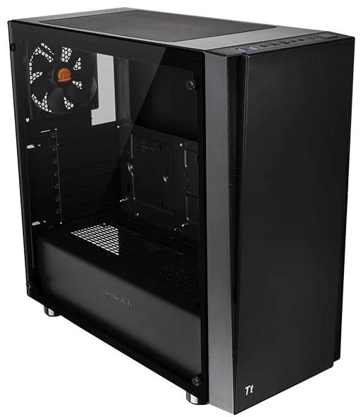 Корпус Thermaltake Versa J21 TG CA-1K1-00M1WN-00 черный купить,NaN