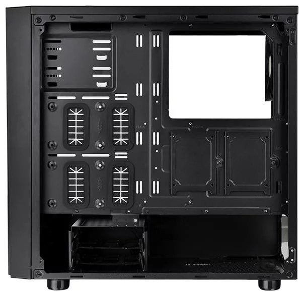 Корпус Thermaltake Versa J21 TG CA-1K1-00M1WN-00 черный купить,NaN