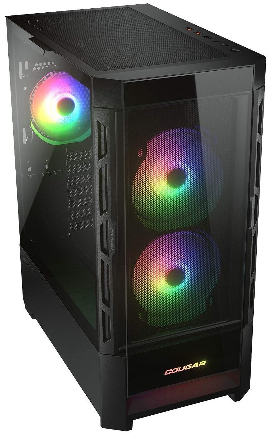 Корпус COUGAR Duoface RGB CGR-5ZD1B-RGB черный