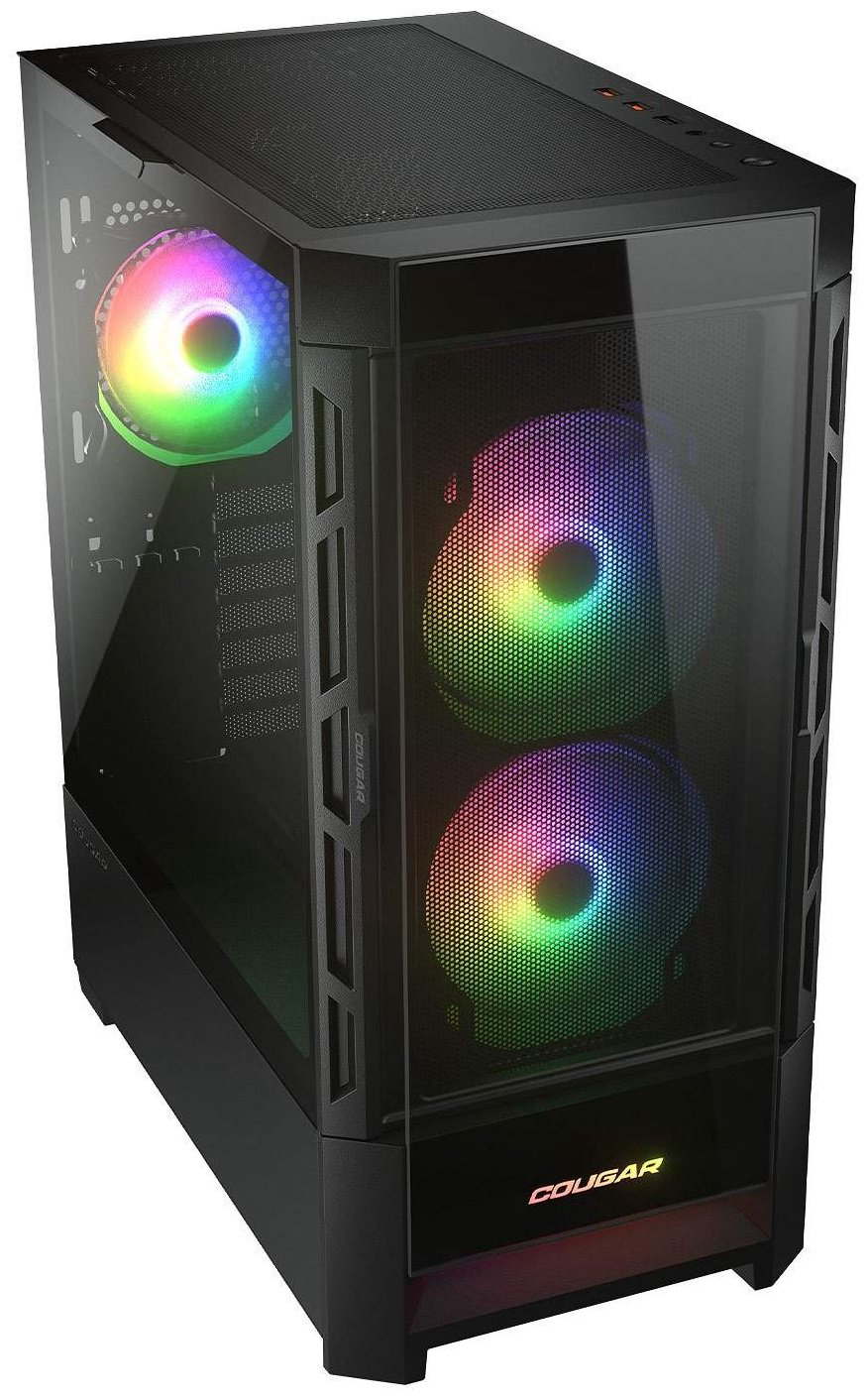 Корпус COUGAR Duoface RGB CGR-5ZD1B-RGB черный купить,40072