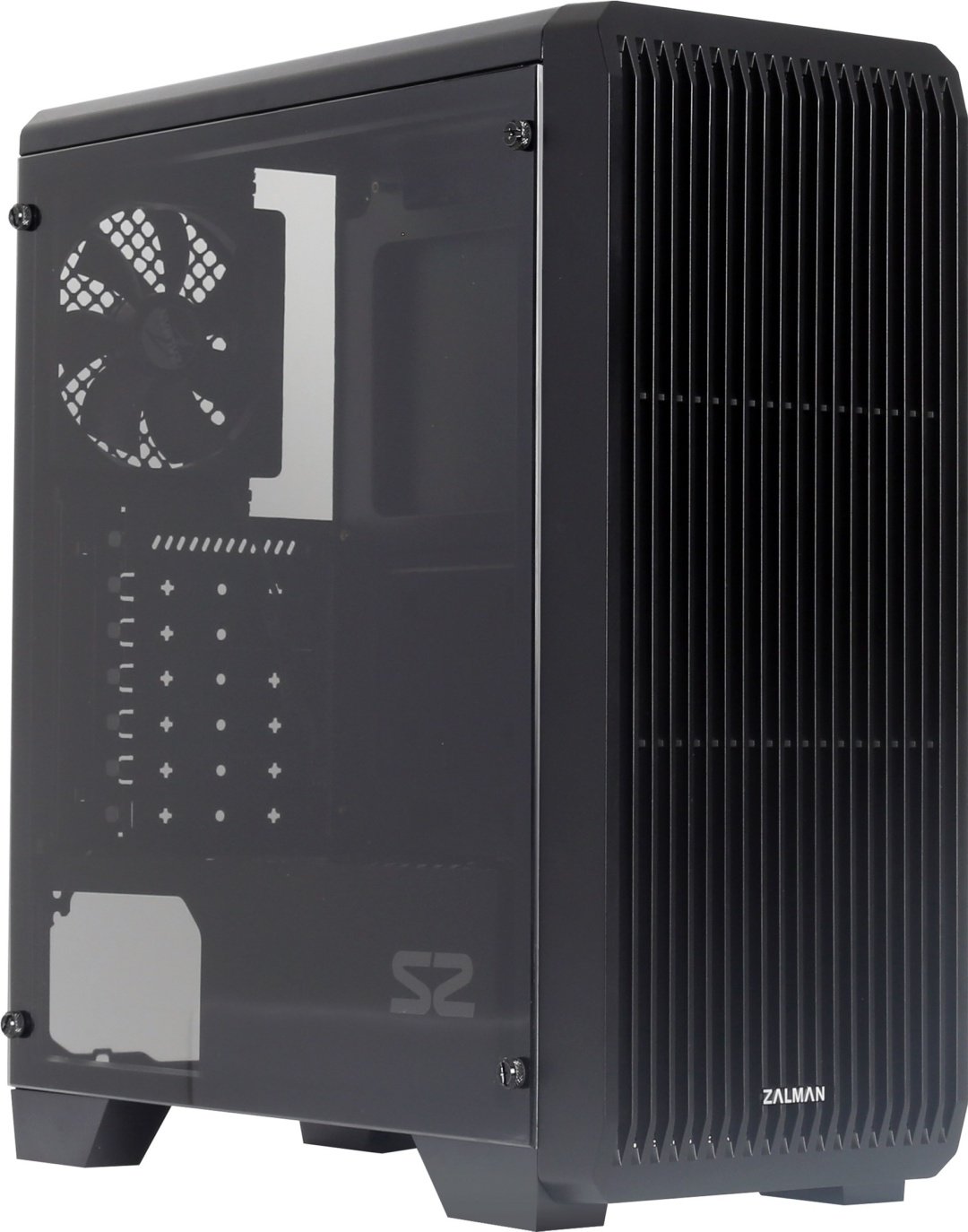 Корпус Zalman S2 TG черный купить,NaN
