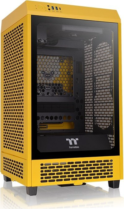 Корпус Thermaltake The Tower 200 Bumblebee CA-1X9-00S4WN-00 желтый купить,65003