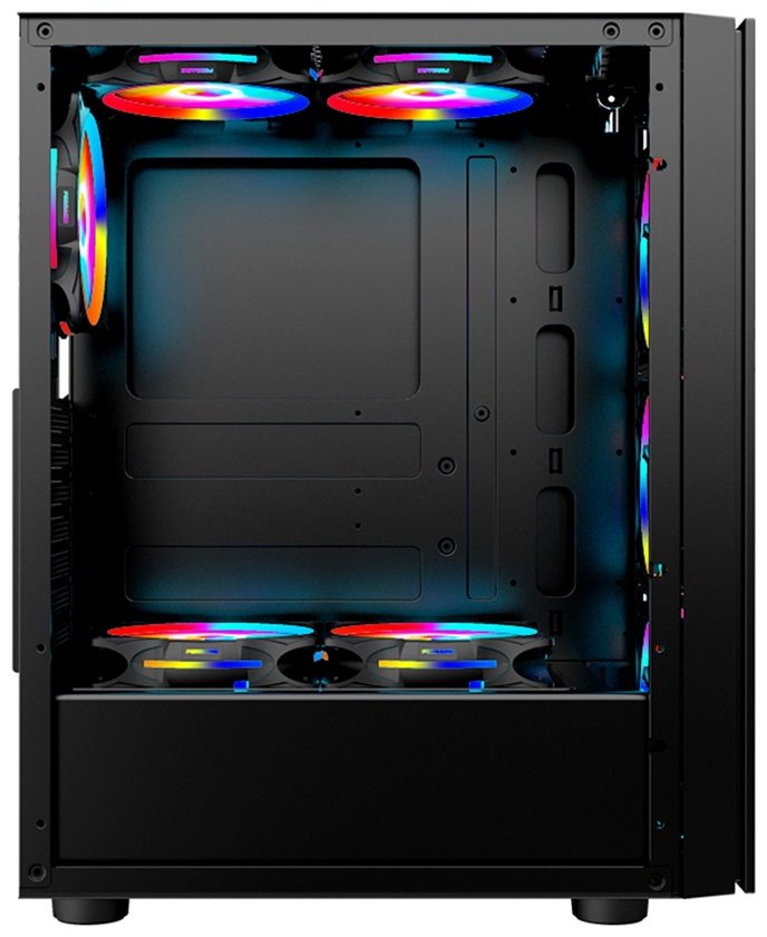 Корпус 1STPLAYER B7-BK-4M3C4 черный