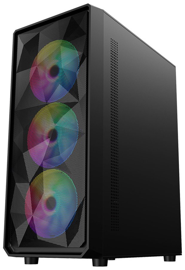 Корпус 1STPLAYER FD3-BK-1F5M-3F5S черный