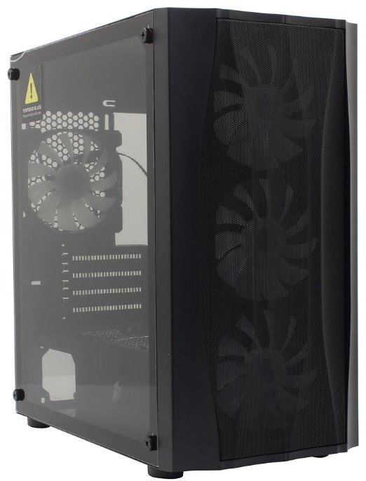 Корпус 1STPLAYER FireBase X3-M X3-M-BK-4F2C3 черный купить,NaN