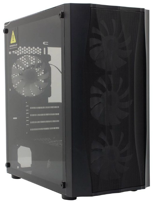 Корпус 1STPLAYER FireBase X3-M X3-M-BK-4F2C3 черный купить,NaN