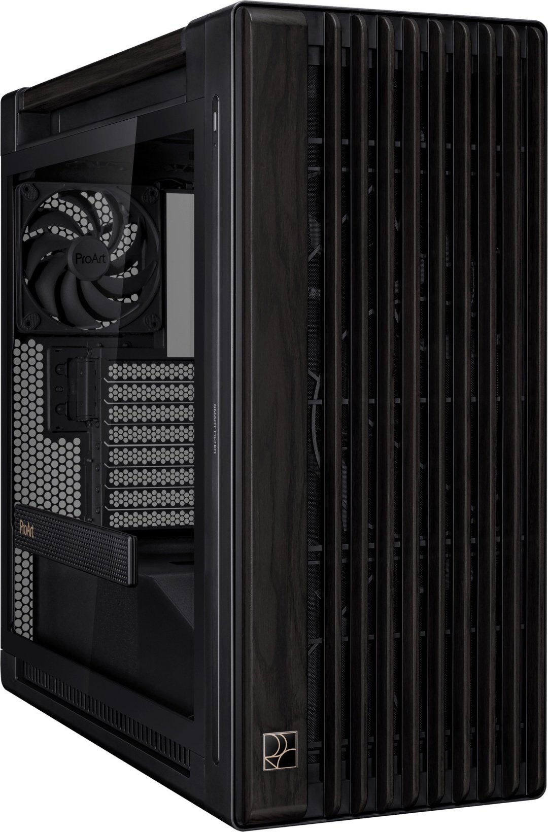Корпус ASUS PROART PA602 WOOD TG PWM черный