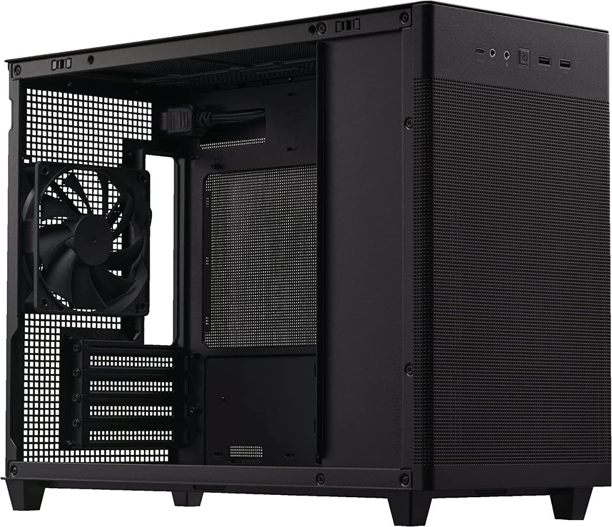 Корпус ASUS Prime AP201 MicroATX черный купить,NaN