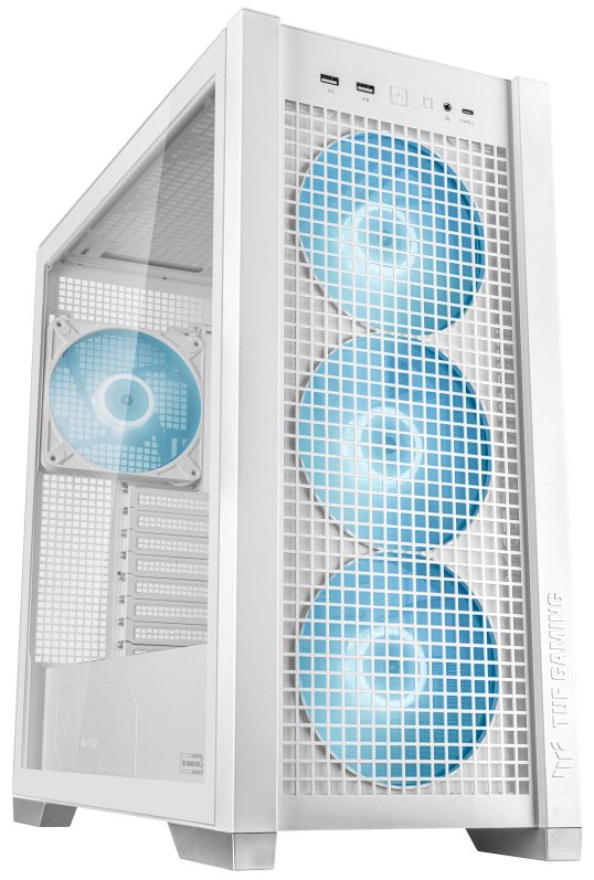 Корпус ASUS TUF GAMING GT302 TG ARGB 90DC00I3-B19000 белый