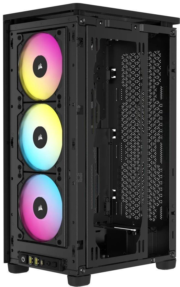 Корпус Corsair 2000D RGB Airflow черный купить,NaN
