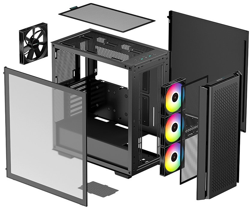 Корпус Deepcool CG560 черный - ForteMarket Корпус Deepcool CG560 черный купить,46990
