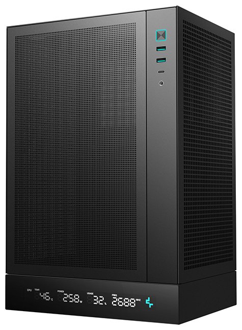 Корпус Deepcool CH170 DIGITAL BK черный купить,NaN