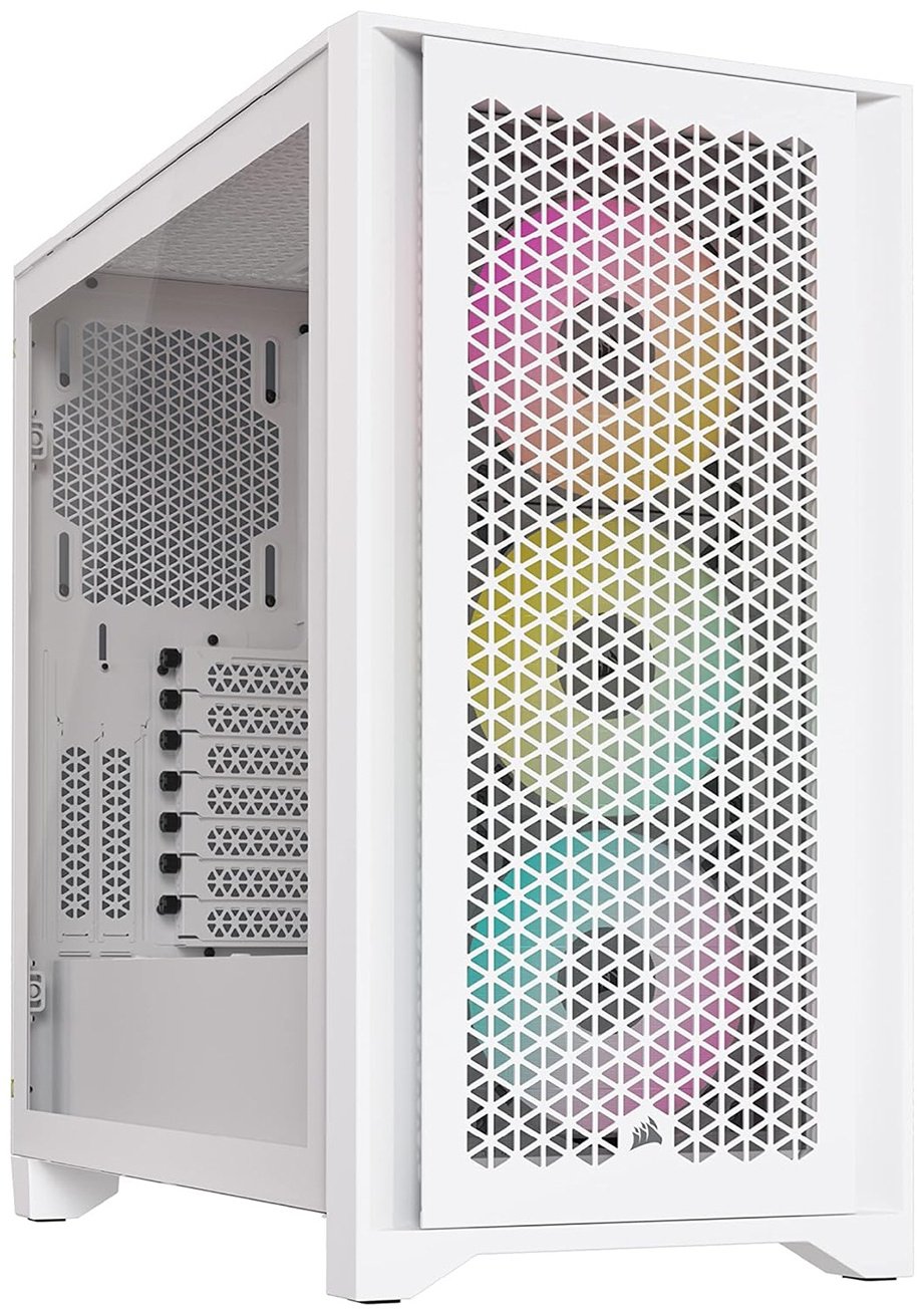 Корпус Corsair iCUE 4000D RGB Airflow CC-9011241-WW белый купить,NaN