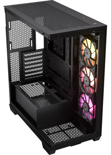 Корпус Corsair iCUE LINK 3500X RGB CC-9011280-WW черный - ForteMarket Корпус Corsair iCUE LINK 3500X RGB CC-9011280-WW черный купить,61771