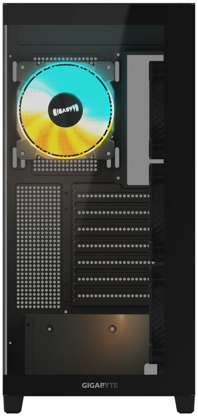 Корпус GIGABYTE GB-C500P ST черный купить,NaN