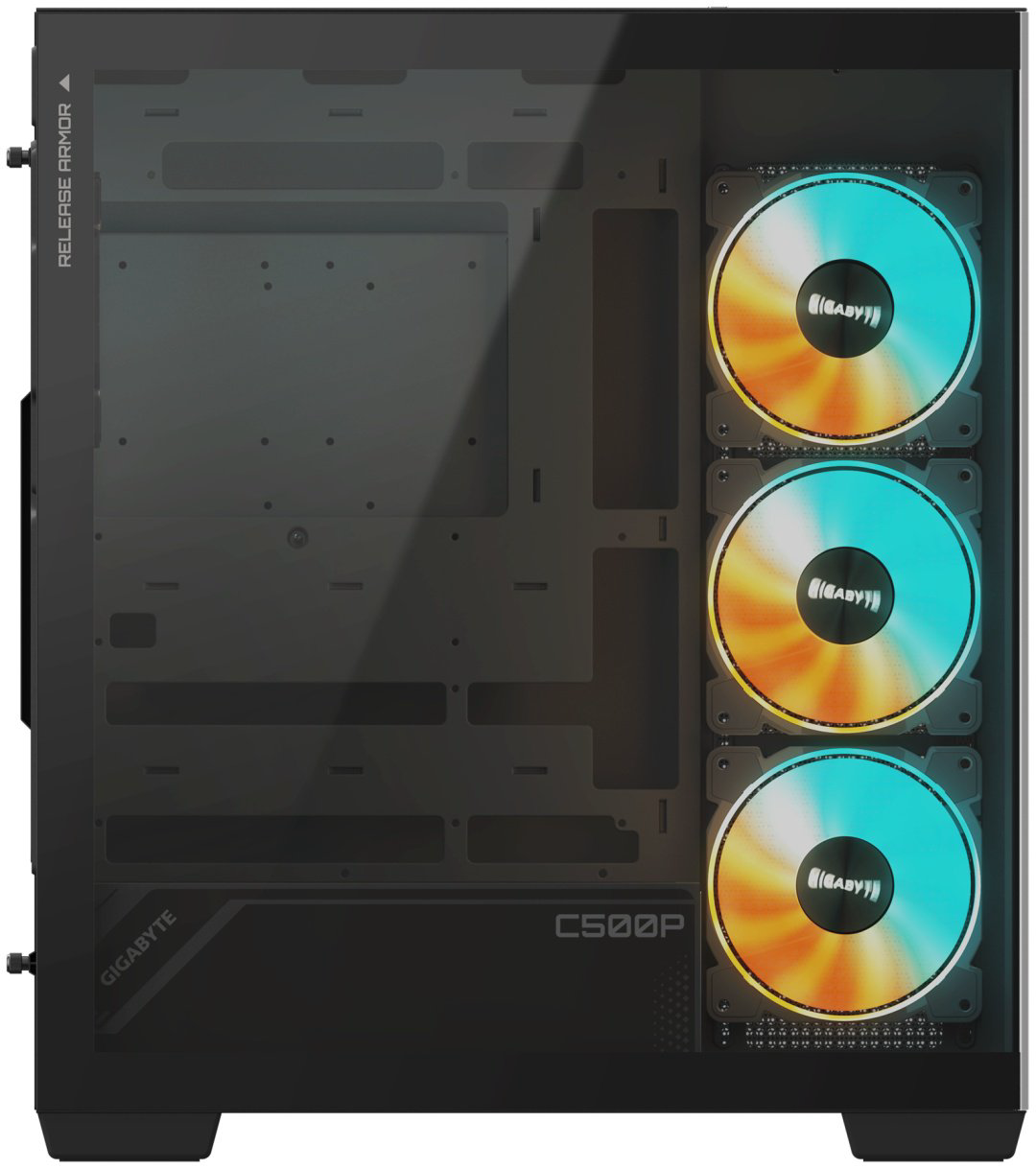 Корпус GIGABYTE GB-C500P ST черный купить,NaN
