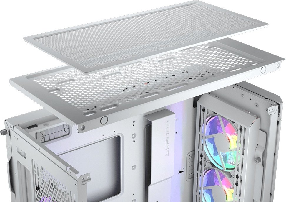 Корпус COUGAR Duoface Pro RGB CGR-5AD1W-RGB белый купить,60300