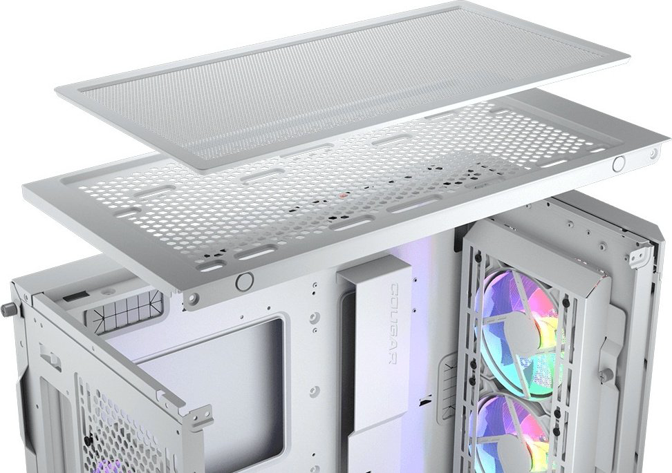 Корпус COUGAR Duoface Pro RGB CGR-5AD1W-RGB белый купить,60300
