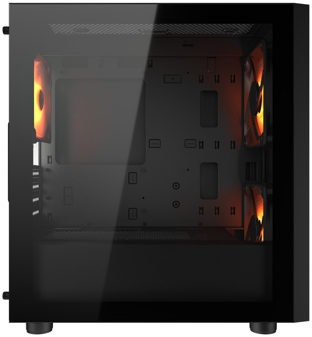 Корпус COUGAR Uniface Mini RGB CGR-55C9B-RGB черный купить,NaN