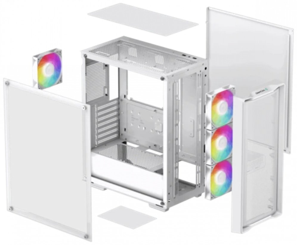 Корпус Deepcool CC560 MESH V2 WH белый купить,NaN