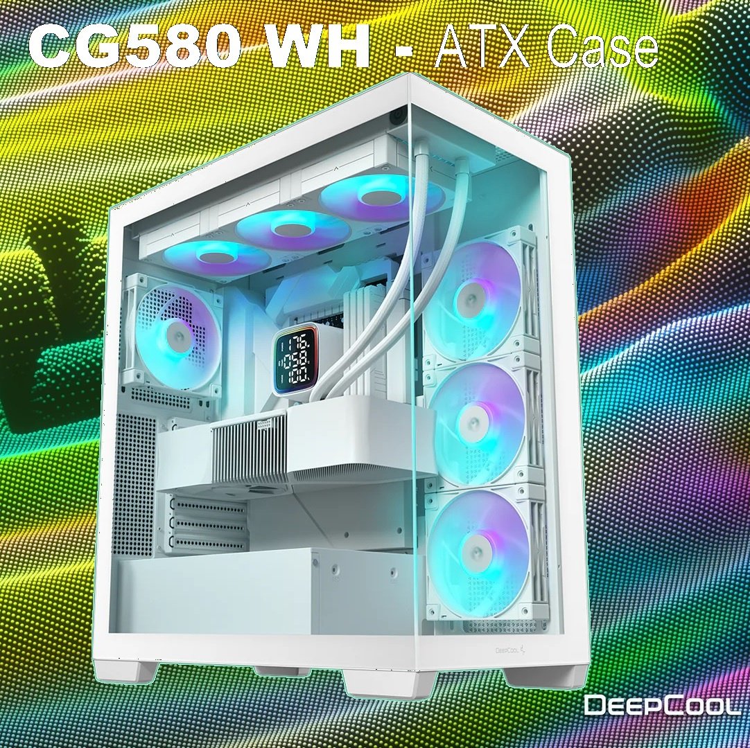 Корпус Deepcool R-CG580-WHNDA0-G-1 белый купить,NaN
