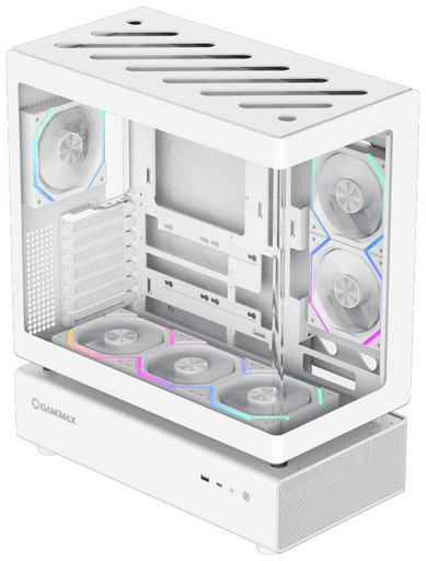 Корпус Game Max N80 WH White без Б/П белый