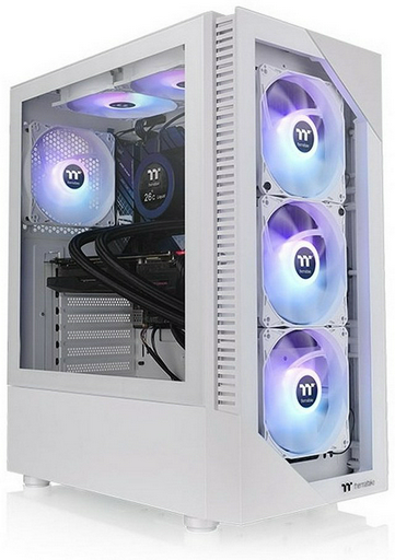 Корпус Thermaltake View 200 TG Snow ARGB белый