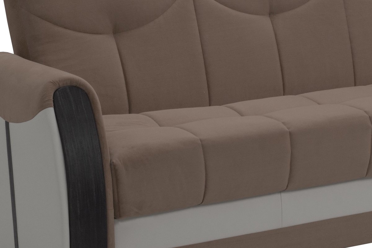  Диван АСМ Элегант Сиеста4 кат3 Ника05 Ecotex109 Ecotex213 коричневый купить,NaN