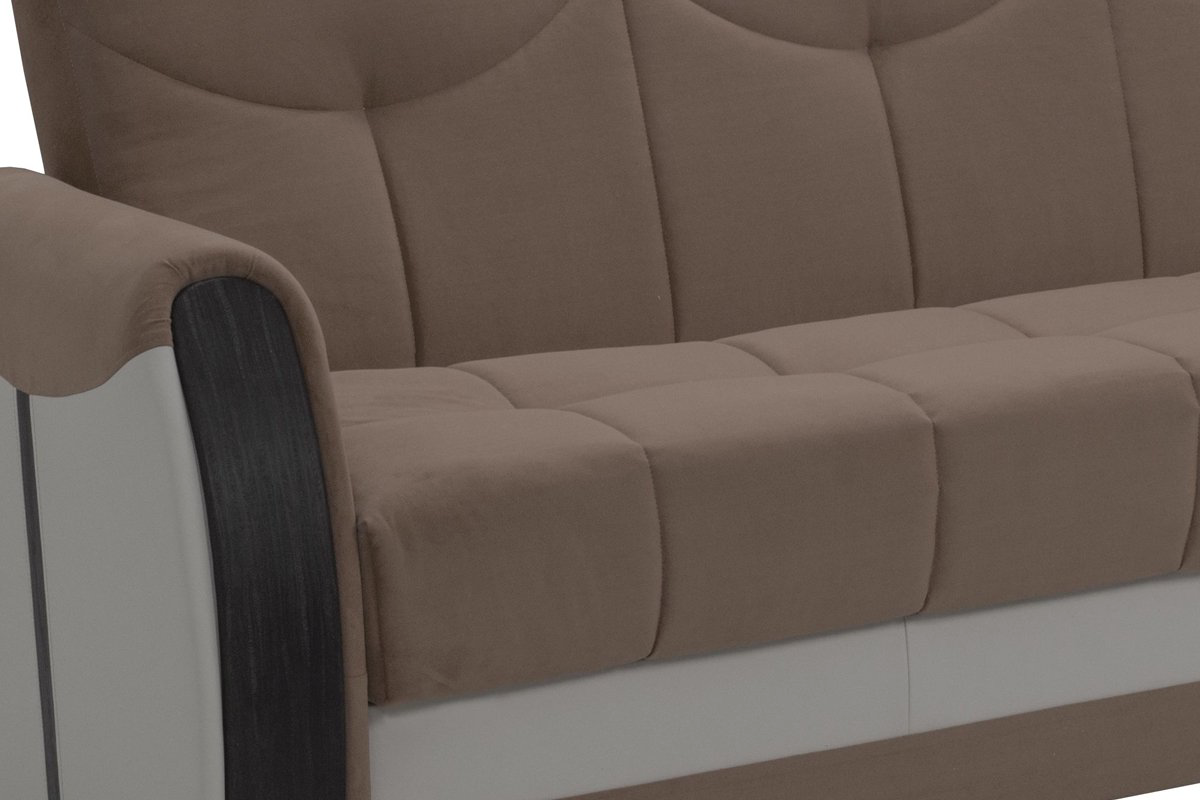 Диван АСМ Элегант Сиеста4 кат3 Ника05 Ecotex109 Ecotex213 коричневый купить,NaN