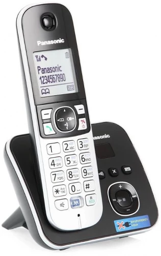 Радиотелефон Panasonic KX-TG6821CAB черный купить,NaN