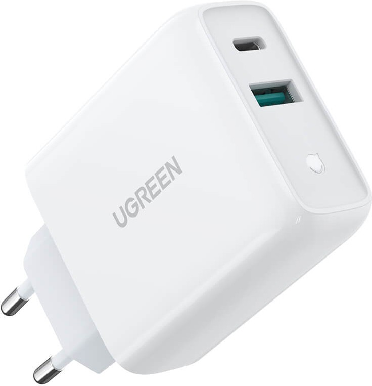 Зарядное устройство Ugreen CD170 36W 60468 белое купить,NaN