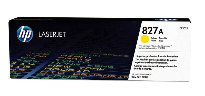 Картридж HP CF302A 827A желтый