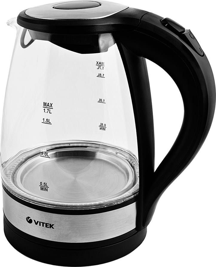 Электрочайник Vitek VT-7008 черный купить,NaN