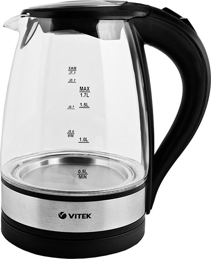 Электрочайник Vitek VT-7008 черный купить,NaN