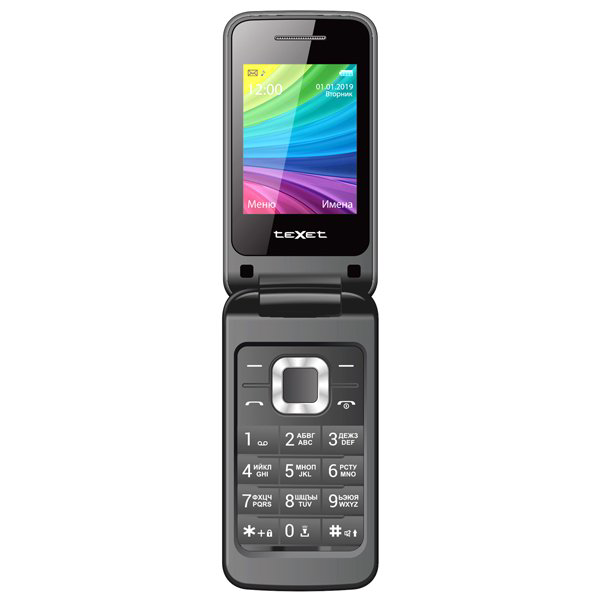 Мобильный телефон Texet TM-204 Anthracite