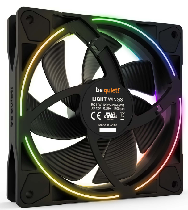 Комплект вентиляторов для корпуса be quiet! LIGHT WINGS 120mm PWM Triple Pack BL076 купить,0