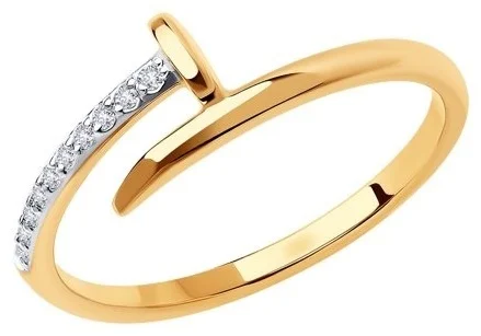Кольцо Luxor Jewelry 018681-2 17р 1.47гр купить,NaN