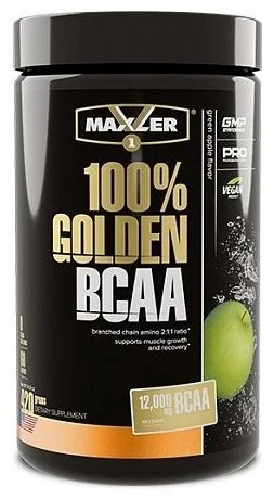 BCAA Maxler 100% Golden BCAA зеленое яблоко 420 гр