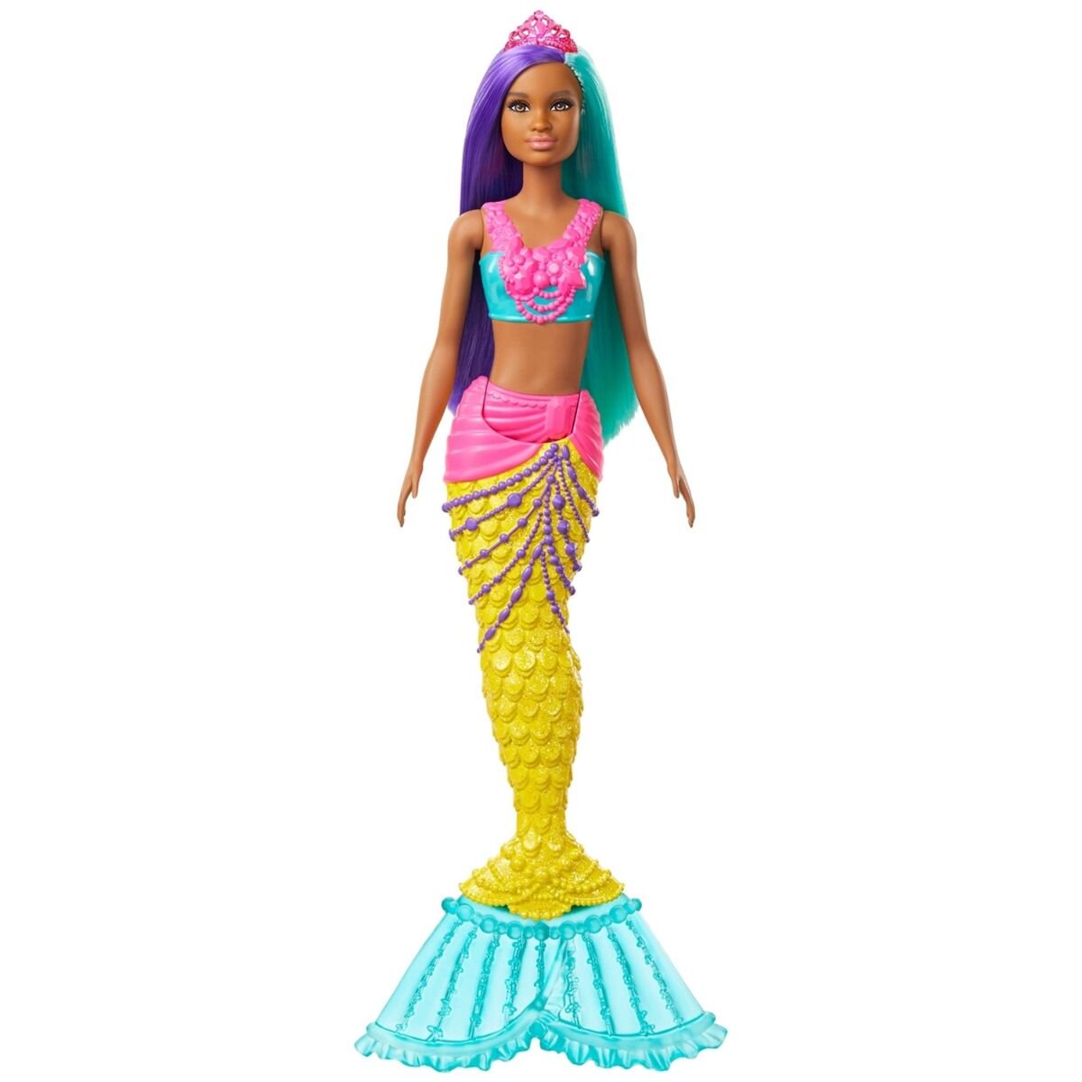 Кукла  Barbie   Дримтопия Русалочка  в бирюзовом топе  GJK07/GJK10 купить,NaN